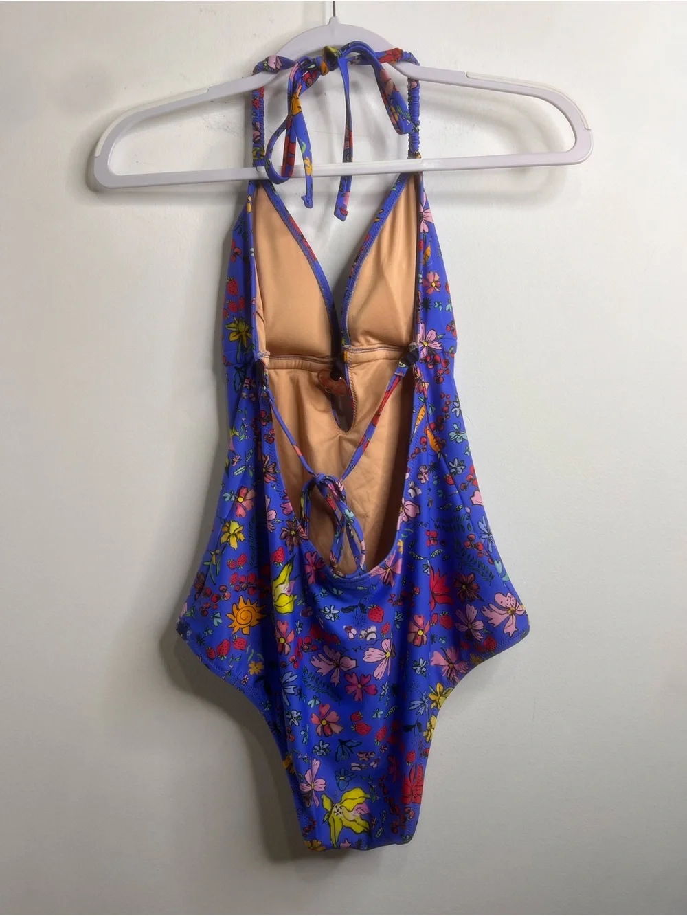 J. Crew X Dauphinette Plunge One-Piece Floral Swim Size 12